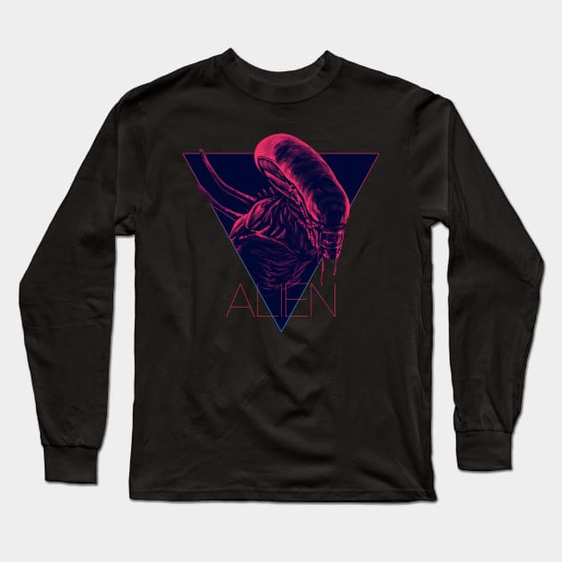 Alien - 80s Long Sleeve T-Shirt by TheSnowWatch